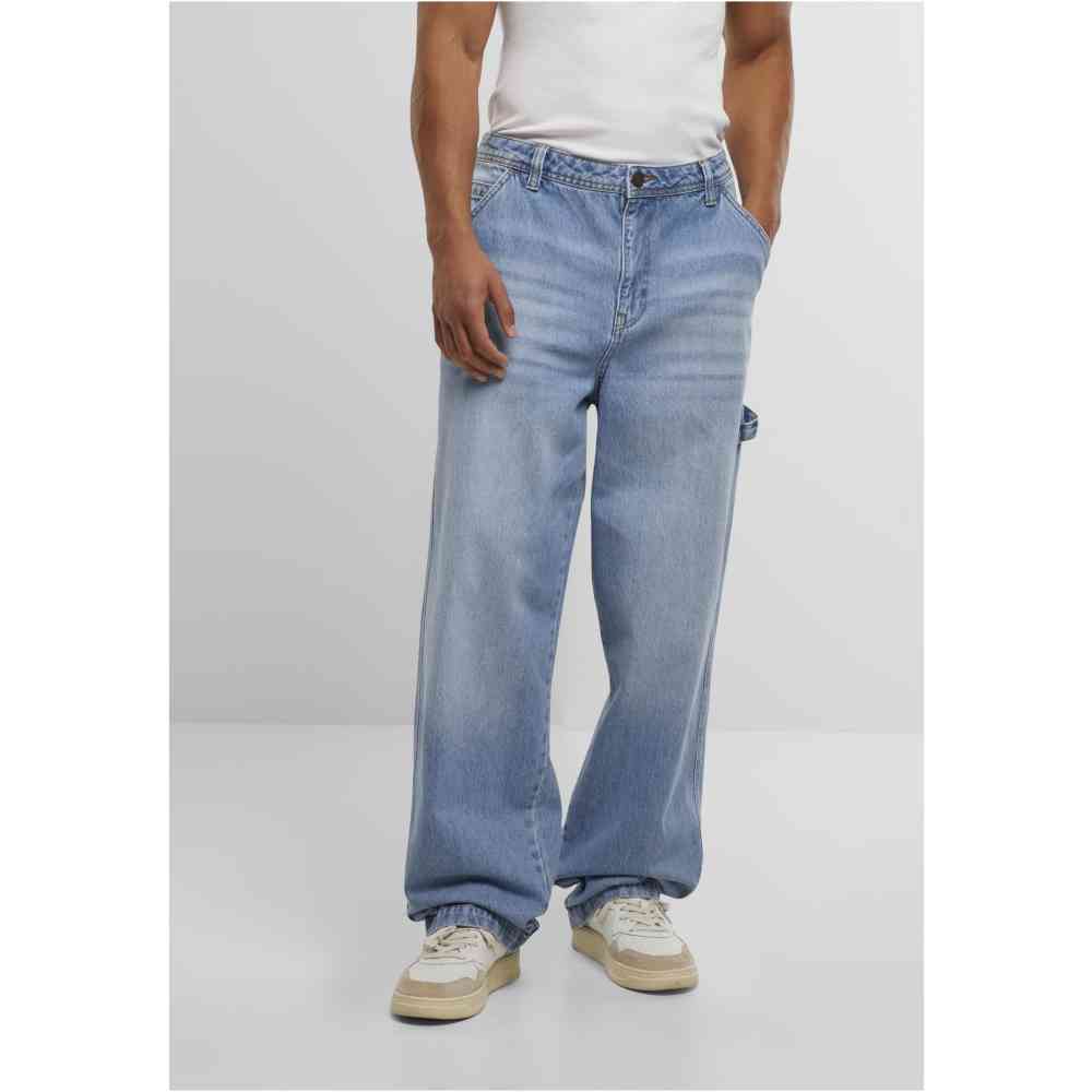 DEF - Loose Fit Jeans Hose - Blau